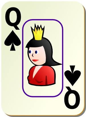 Icône jeu carte pic reine à télécharger gratuitement